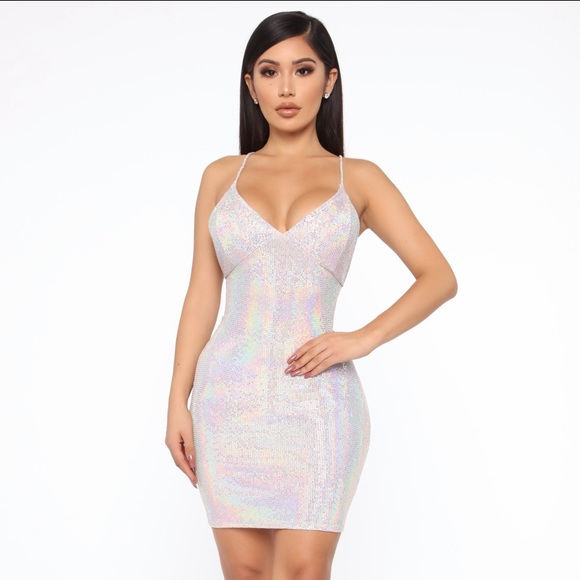 Fashion Nova Sequin Mini Dress - Picture 1 of 3